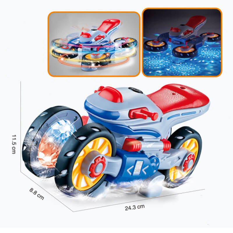[El mejor regalo para los niños] Coche de juguete eléctrico universal de la policía de la deformación