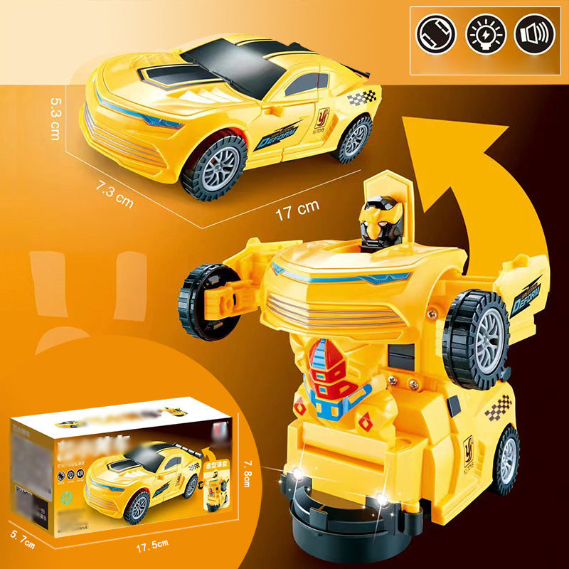 ⏳50% de descuento por tiempo limitado⏰Coche de policía eléctrico de juguete de deformación universal🎁El mejor regalo para niños🥳