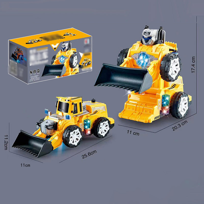 ⏳50% de descuento por tiempo limitado⏰Coche de policía eléctrico de juguete de deformación universal🎁El mejor regalo para niños🥳
