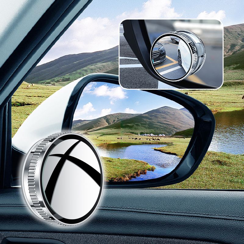 🚗 50% DE DESCUENTO ! 🔍 2 Espejos para Puntos Ciegos con Ventosa - Amplían el Campo Visual y Mejoran la Seguridad al Conducir ⚠️📏