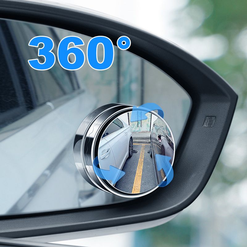 🚗 50% DE DESCUENTO ! 🔍 2 Espejos para Puntos Ciegos con Ventosa - Amplían el Campo Visual y Mejoran la Seguridad al Conducir ⚠️📏