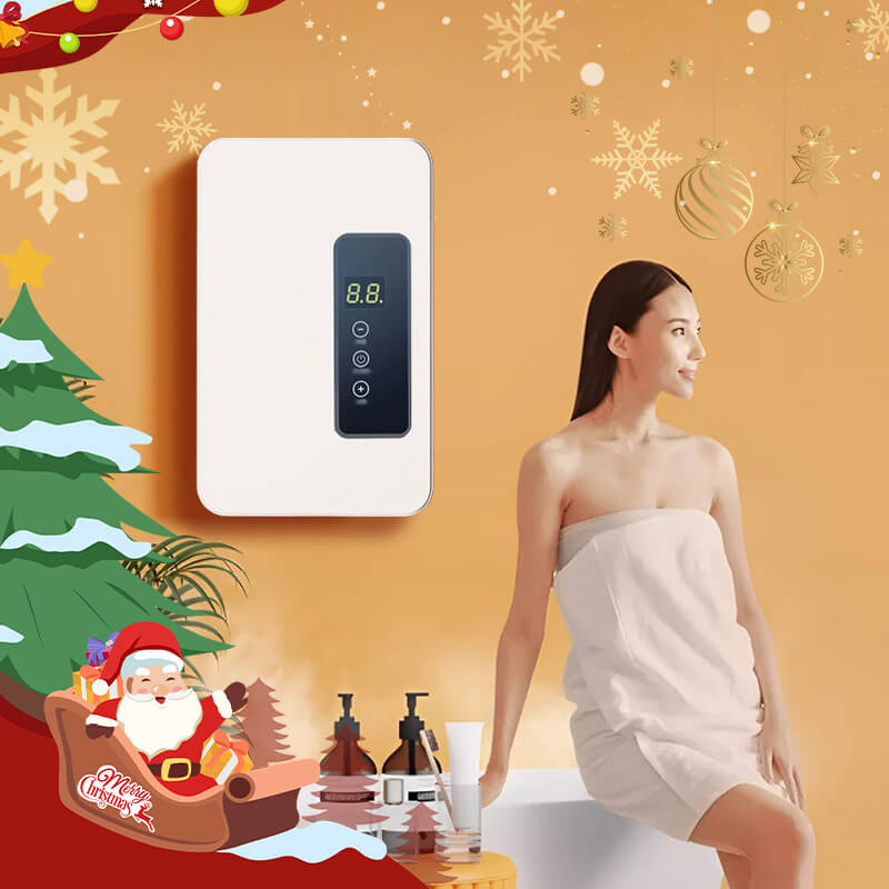 🔥 ¡Último día 50% de descuento!✨ Calentador de Agua Instantáneo sin Tanque - Diseño Compacto con Control de Temperatura Digital para Ahorro de Energía ⚡🚿