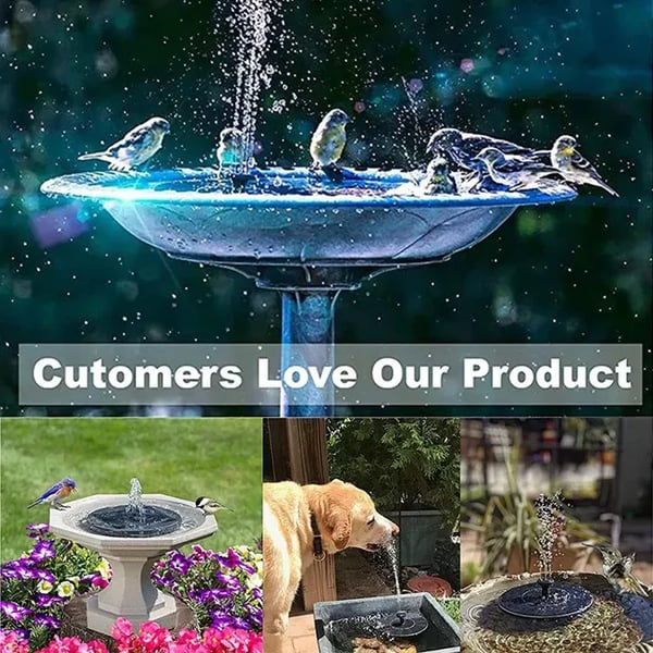 ¿Jardín sin vida y sin enchufes? Energía solar, agua en movimiento, magia al instante. 🌞💧