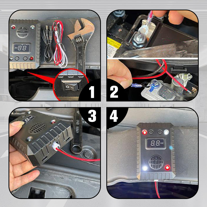 Nueva actualización: juego de repelente de ratones ultrasónico de alta potencia para el automóvil y el hogar