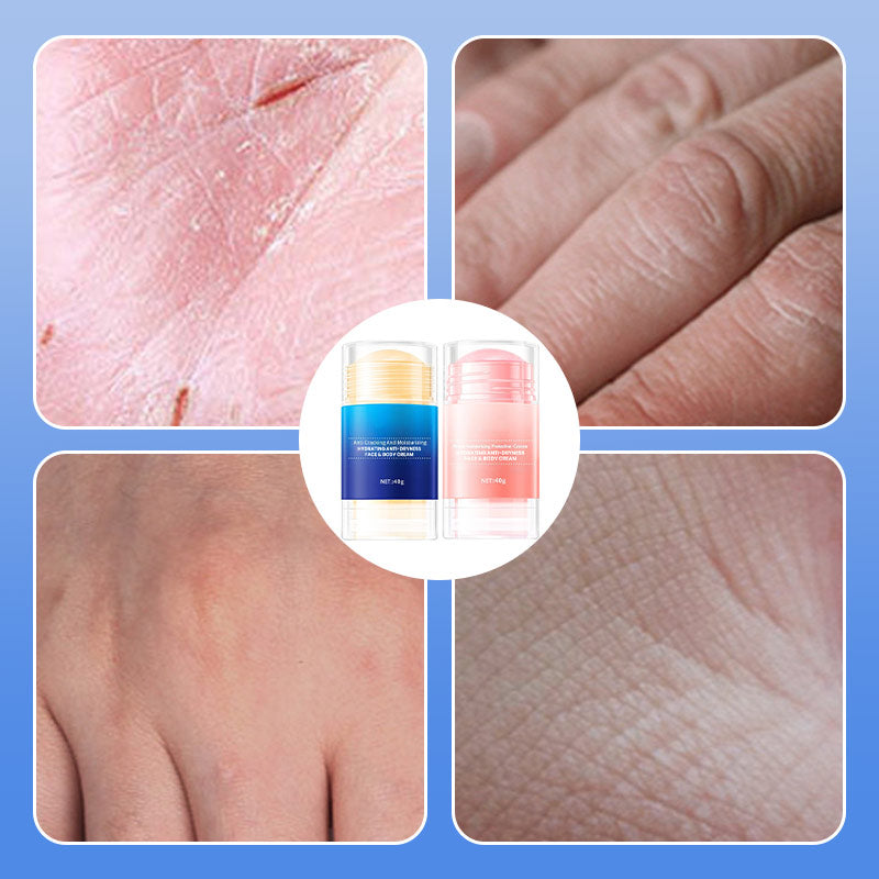 Crema hidratante facial y corporal antisequedad