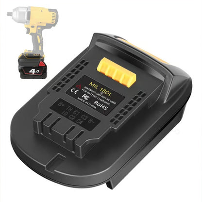 🔋  Adaptador para Batería de Litio 18V - Compatible con Herramientas de Múltiples Marcas, Mayor Autonomía y Ligero 🛠️📦