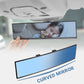🚗👁️ Espejo retrovisor curvo ancho para automóvil: visión gran angular, fácil instalación y ajuste universal (¡conducción segura con mayor visibilidad!)