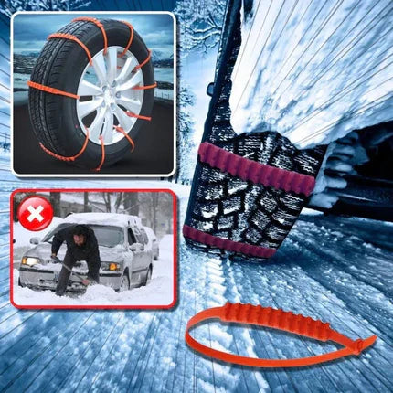 Cadenas de nieve antideslizantes para auto