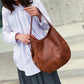 Winter limited🌸 time sale💕 retro style soft leather large capacity ladies shoulder bag