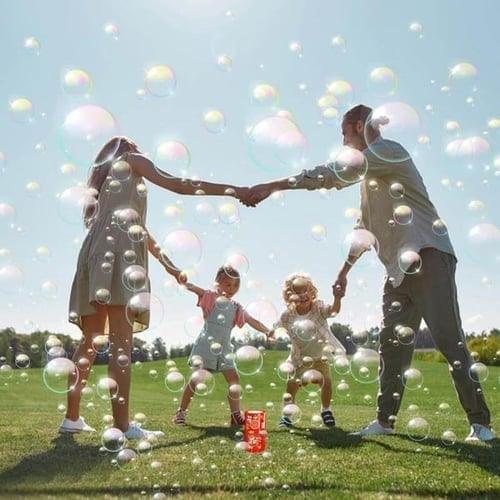 🥳Feliz Año Nuevo🔥 Máquina de burbujas iluminada