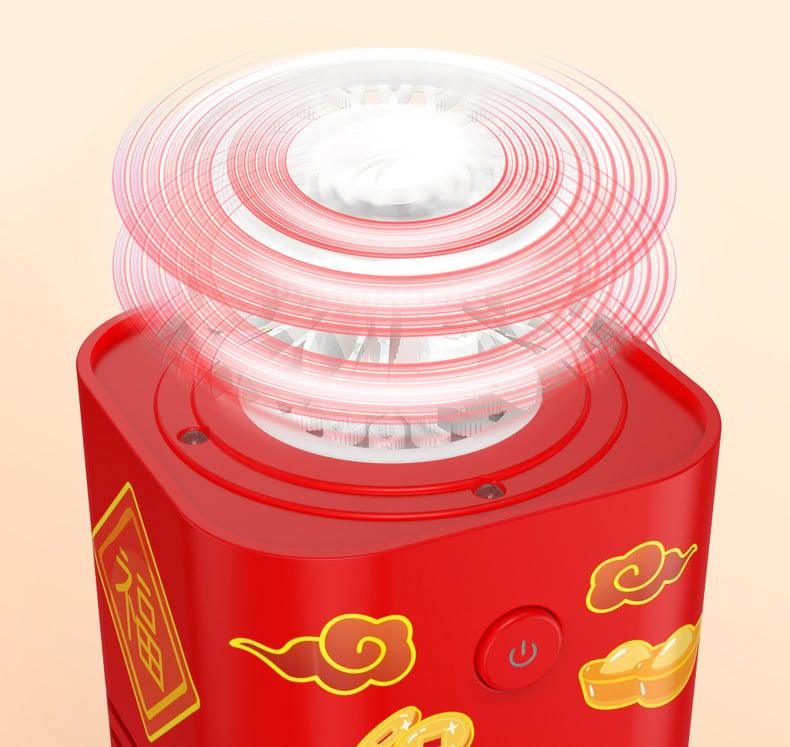 🥳Feliz Año Nuevo🔥 Máquina de burbujas iluminada