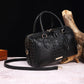Luxurious crocodile embossed PU leather crossbody bag