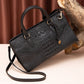 Women's Crocodile Embossed Long Handbag