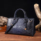 Women's Crocodile Embossed Long Handbag