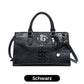 Women's Crocodile Embossed Long Handbag