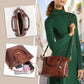 ladies handbag with crocodile embossing
