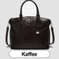 ladies handbag with crocodile embossing