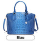 ladies handbag with crocodile embossing