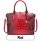 ladies handbag with crocodile embossing