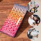 wallet with crocodile pattern