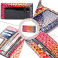 wallet with crocodile pattern