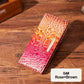 wallet with crocodile pattern