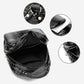 Trendy backpack made of PU leather with crocodile embossing