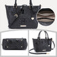 Versatile crocodile embossed PU leather crossbody bag with large capacity