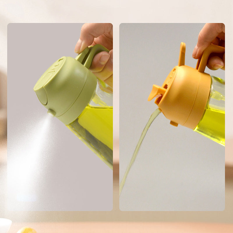 💕Pulverizador y dispensador de aceite de vidrio 2 en 1
