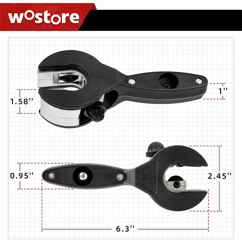 🔥Oferta especial 🔥Herramientas esenciales para el hogar🛠️ Juego de cortadores de tubos con trinquete de 3 piezas🔧