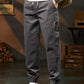Pantalones Casual Estilosos con Cintura Elástica y Bolsillos