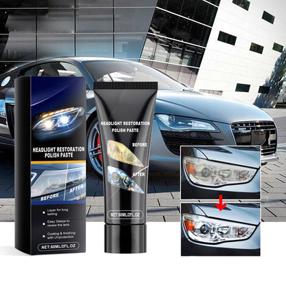 🔥Compre 5 y llévese 5 gratis🔥Crema reparadora de rayones de faros de fórmula suave