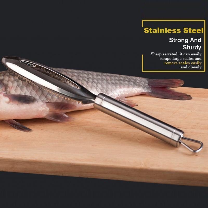 Utensilios de cocina manuales para raspar pescado