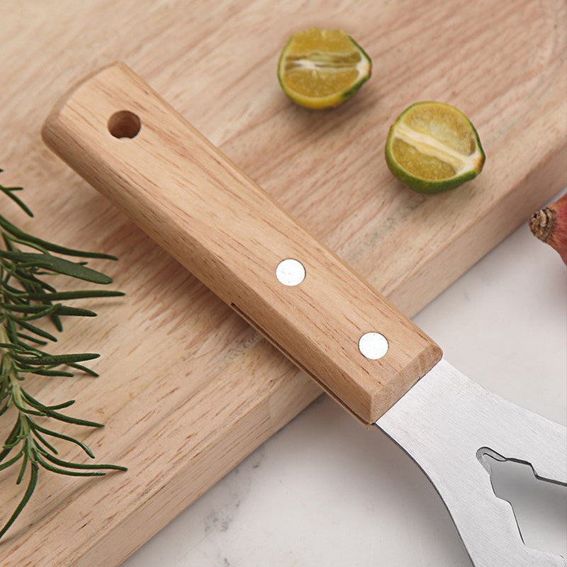 Espátula multifunción con mango de madera