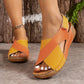 Sandalias ortopédicas de tacón inclinado ultra cómodas para mujer