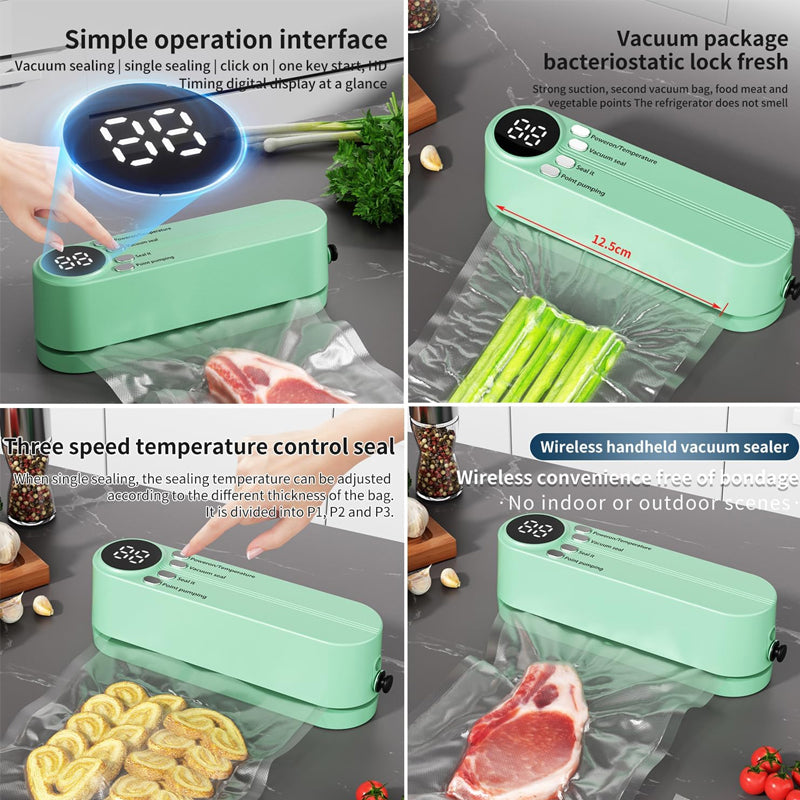 💥 Máquina portátil de envasado al vacío y sellado de alimentos🍃