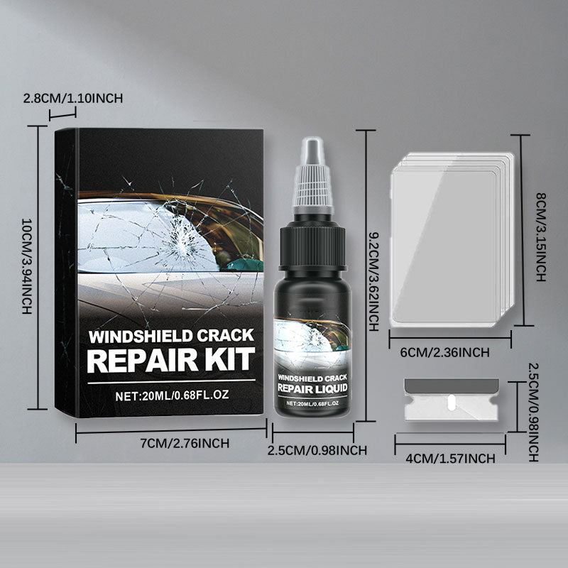 Kit de reparación de grietas en el parabrisas
