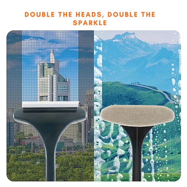 ✨ Rebaja 50% Descuento🔥Herramienta de limpieza de ventanas de doble cabezal