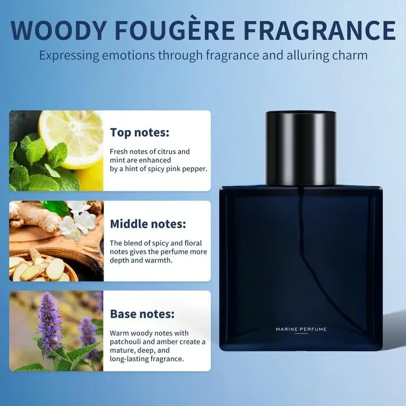 🔥2026 HOT SALE🔥Perfume Marino Natural de Larga Duración para Hombre