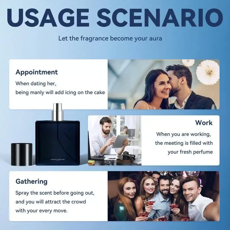 🔥2026 HOT SALE🔥Perfume Marino Natural de Larga Duración para Hombre