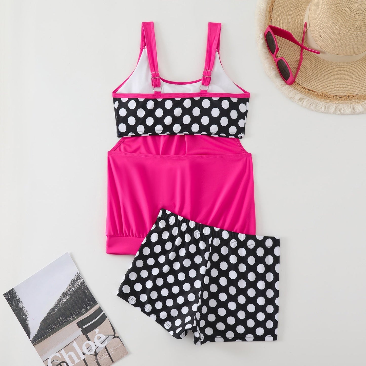 👙 🔥 ¡OFERTA POR TIEMPO LIMITADO 50% DE DESCUENTO! Bikini de Puntos – 4 Colores, Tallas S-3XL, Corte Vintage 🏖️