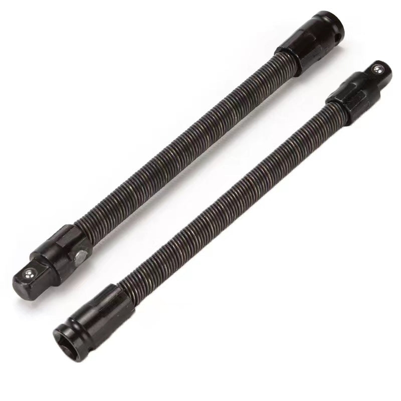 🔧🌀 ¡Barra de extensión flexible para dado de 1/2"! Conquista espacios estrechos en segundos 🔩🚗