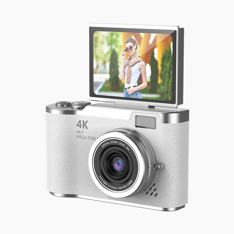 🌈 Cámara digital 4K HD con pantalla abatible 📷