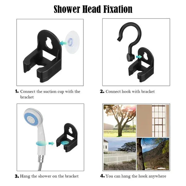 ✨Ducha portátil para camping con caudal ajustable🚿