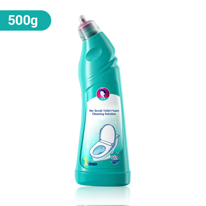 Solución de limpieza espuma para inodoros sin frotar