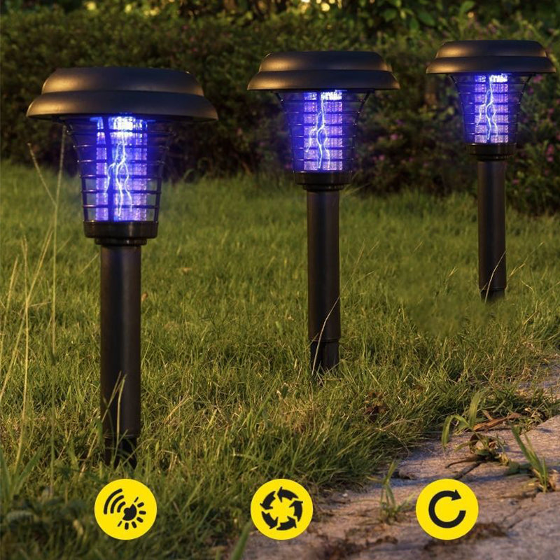 Estaca de lámpara solar antimosquitos