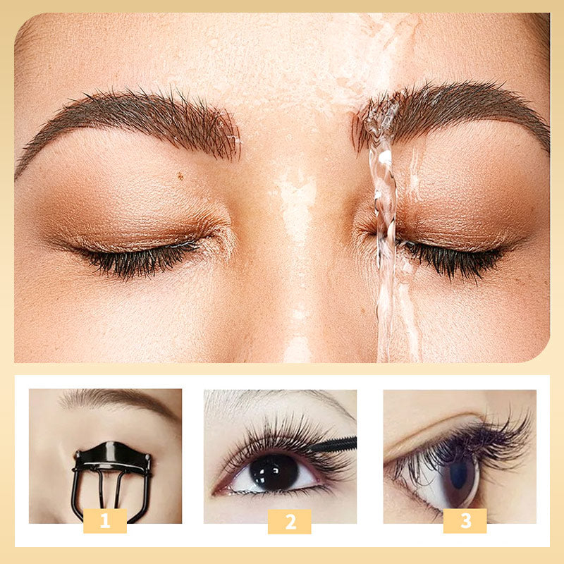 ❣️Compra 1 y Lleva 1 Gratis✨Máscara de Pestañas Ultra Fina Alargadora Impermeable de Secado Rápido
