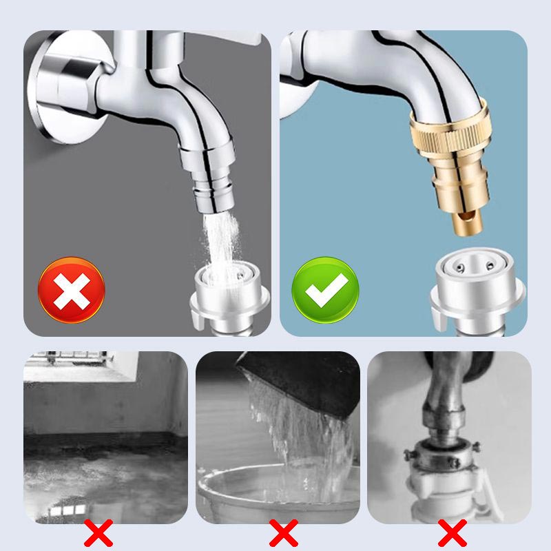 Conector automático de parada de agua para lavadora éxito