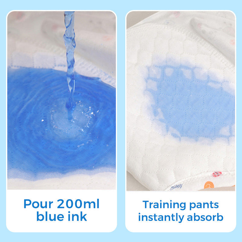 Pantalones de entrenamiento de algodón transpirables y cómodos para bebé