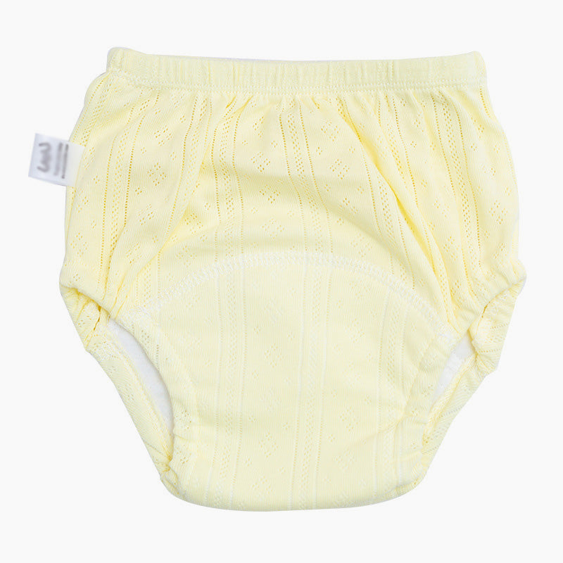Pantalones de entrenamiento de algodón transpirables y cómodos para bebé